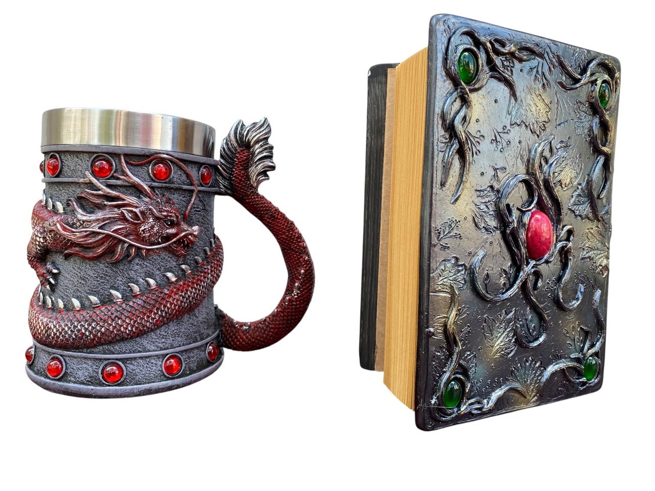 Подарунковий набір Кухоль 3D Танкард Red Rose/Блокнот 3D Лісовий Гримуар Лисиці (2746672186) - фото 2 Подарунковий набір Кухоль 3D Танкард Red Rose/Блокнот 3D Лісовий Гримуар Лисиці (2746672186) - фото 2