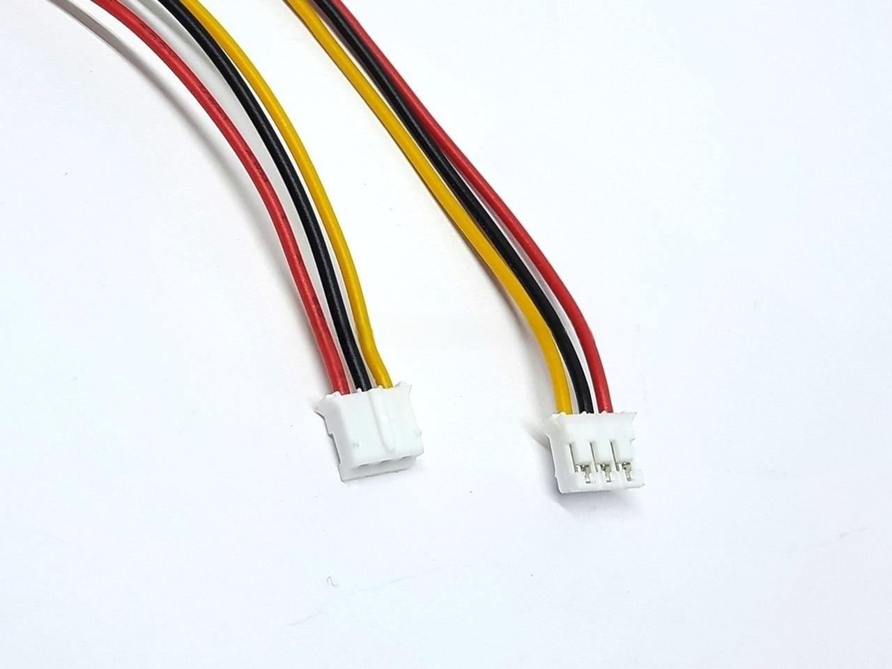 Кабель с разъемами JST PH 2,0 мм Female 3pin двухсторонний для FPV полетных контроллеров 10 см (00-00027539)