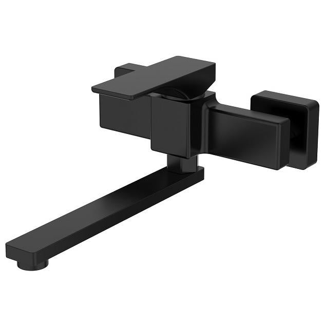 Смеситель для кухни KOER KB-73010-05 KR3491 настенный однорычажный Черный (176822)