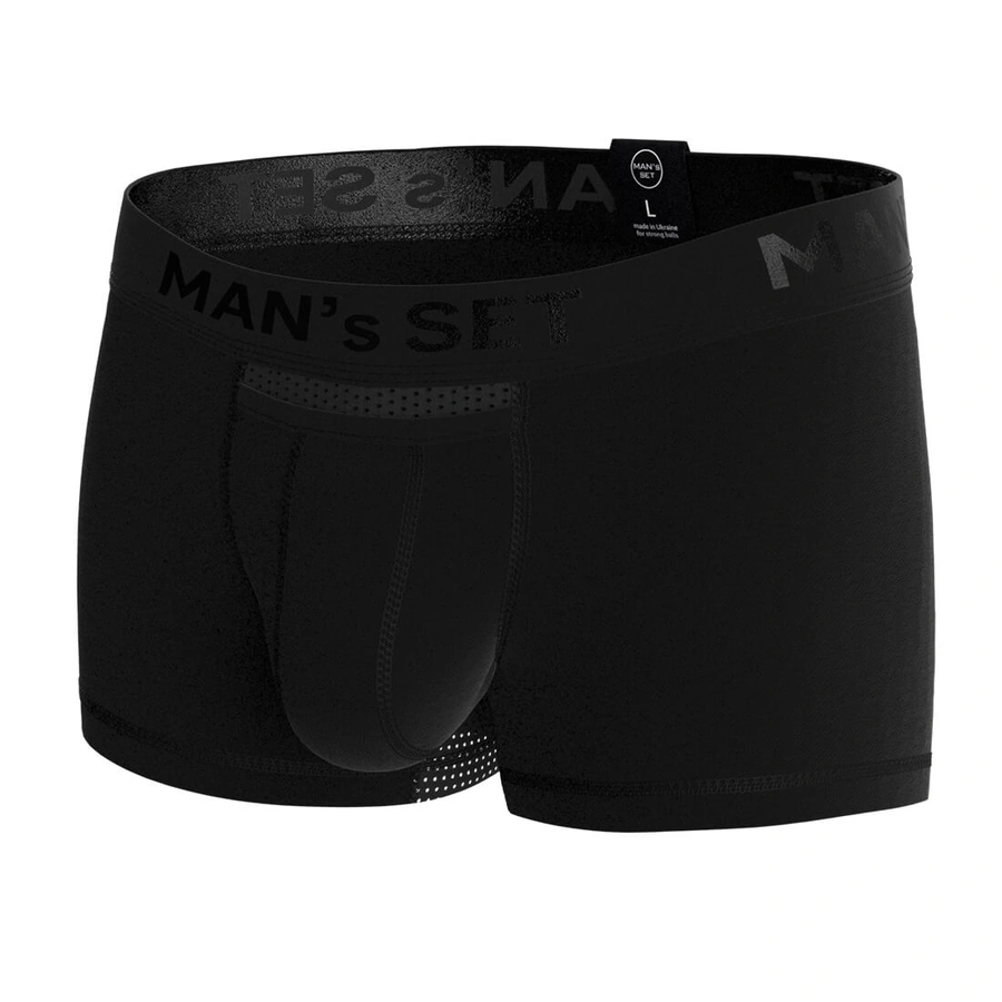 Боксеры мужские анатомические MAN's SET Anatomic Classic Light Series из хлопка с сеткой 3XL Черный (BS110-013XL) Боксеры мужские анатомические MAN's SET Anatomic Classic Light Series из хлопка с сеткой 3XL Черный (BS110-013XL)