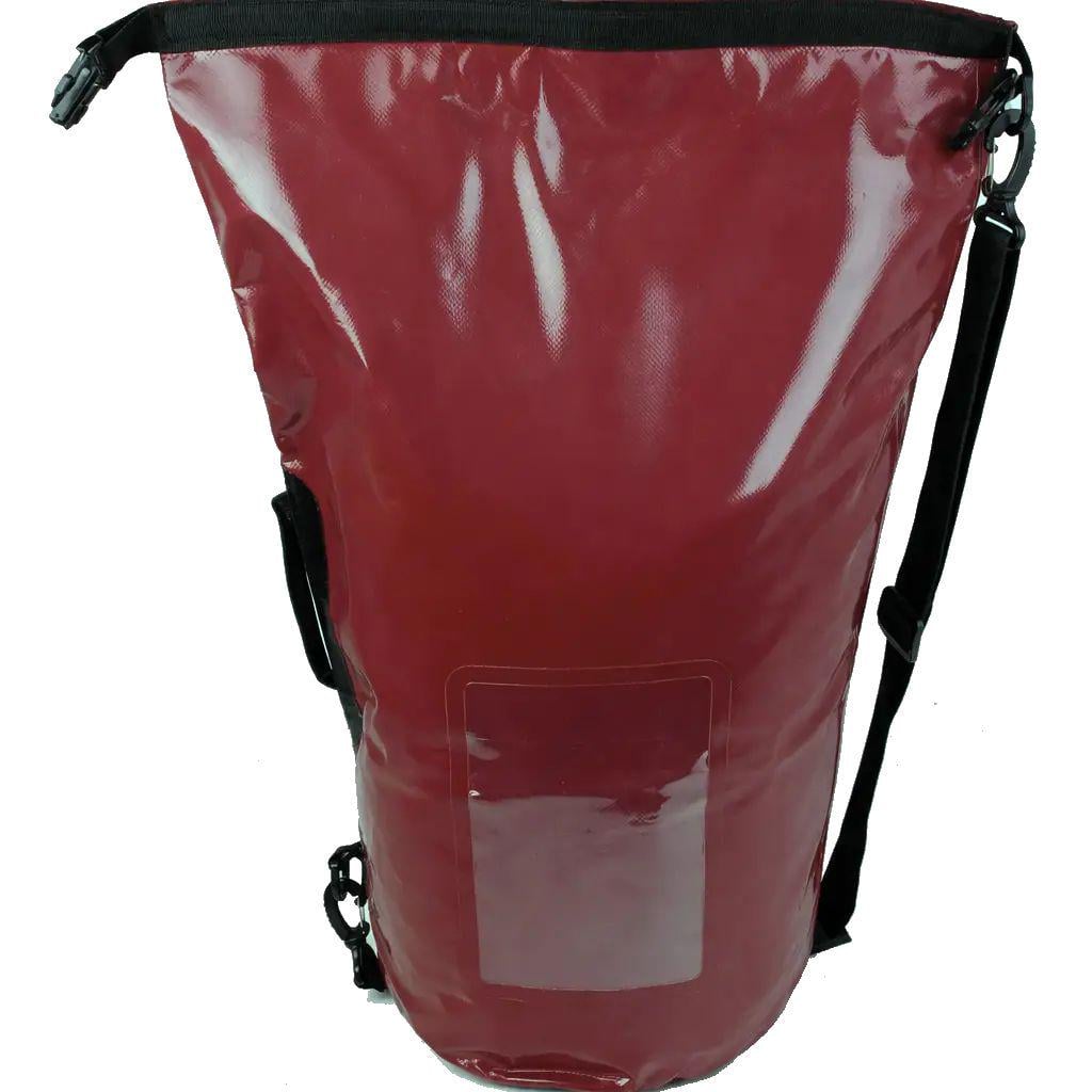 Гермомішок LS з прозорою кишенею 35 л Бордовий (4061461922207)