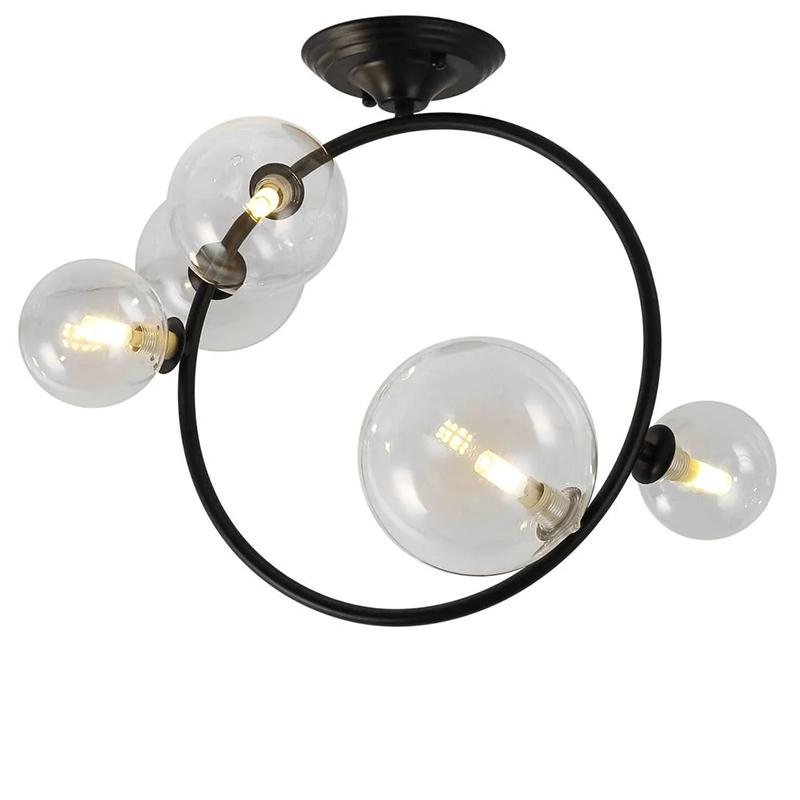 Люстра потолочная Light House LS-17132-5 Черный