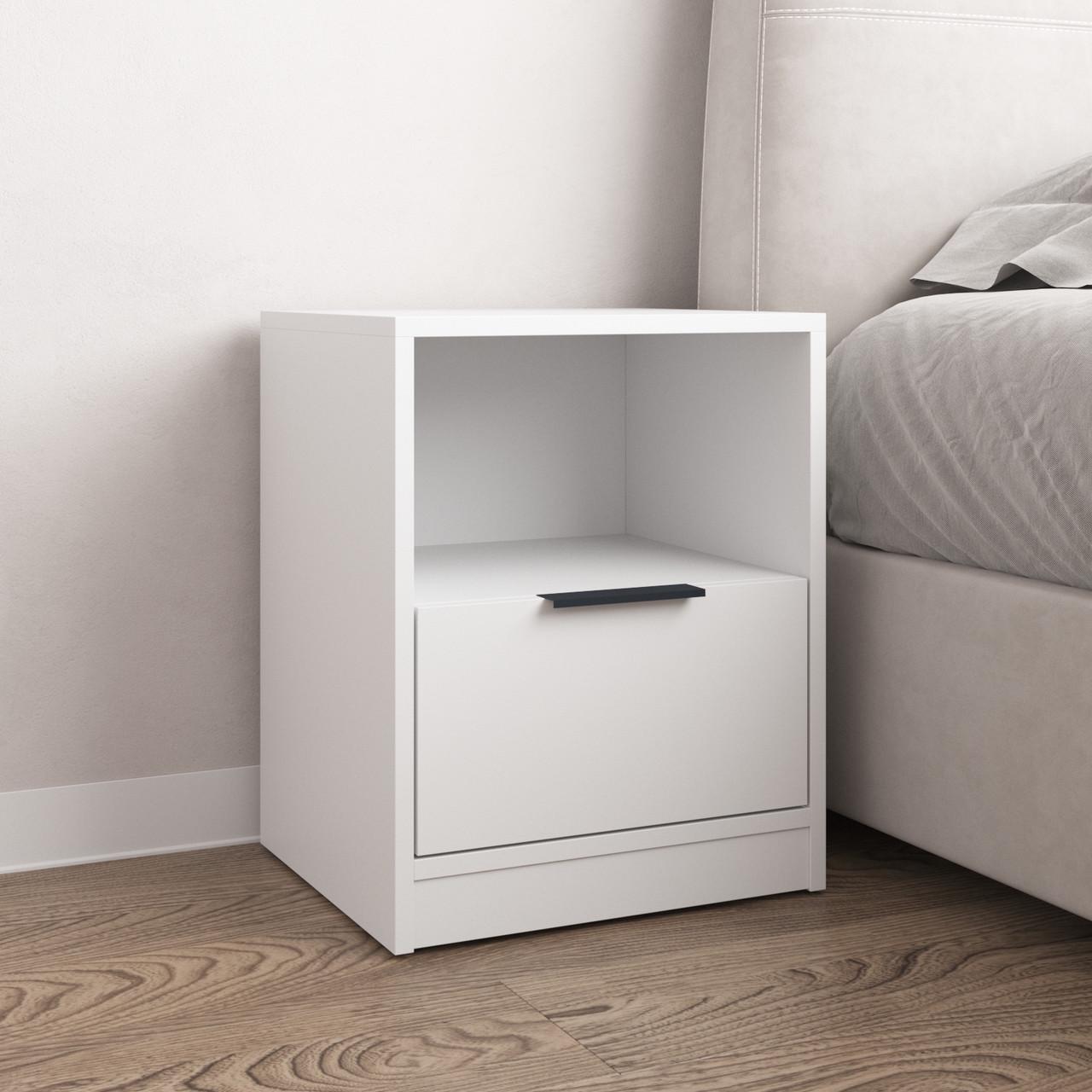 Тумба прикроватная Вайс M-31 40х35х50 см Белый (30636124) - фото 1 Тумба прикроватная Вайс M-31 40х35х50 см Белый (30636124) - фото 1
