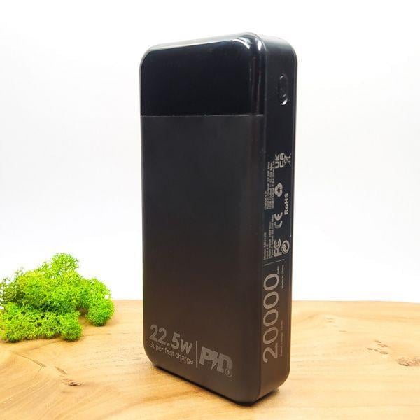 Зарядное устройство для Konfulon MN123 22.5 W + 3 charging cables FAST CHARGE 20000 mAh Black