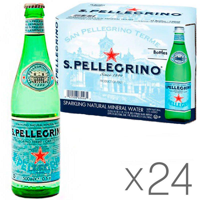 Вода мінеральна газована San Pellegrino 24 шт. х 0,5 л (9454) - фото 2