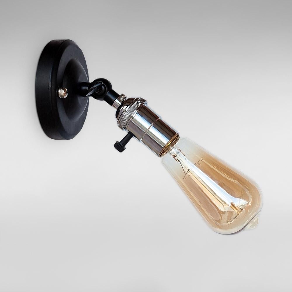 Светильник/бра настенный Light House LS-18712-1 Черный/Хром