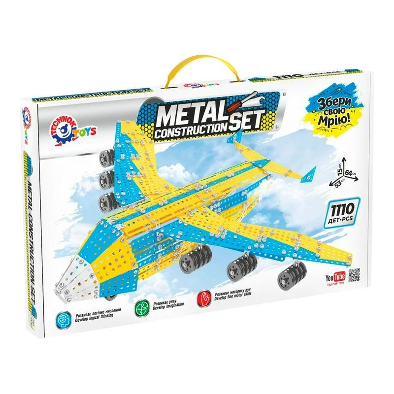 Конструктор металлический Technok Літак Мрія 1110 дет. (9178)