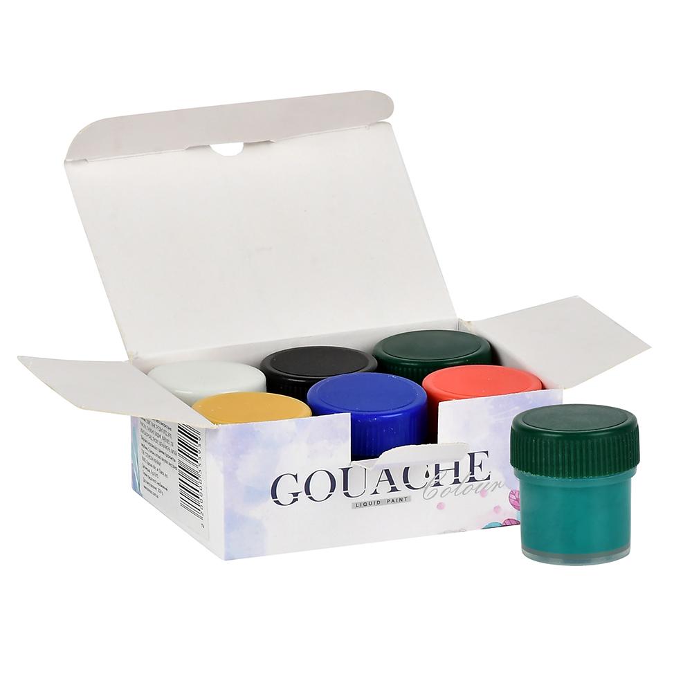 Набор красок гуаш Stenson WW00360ST 6 цветов по 10 мл Разноцветный (25173283)