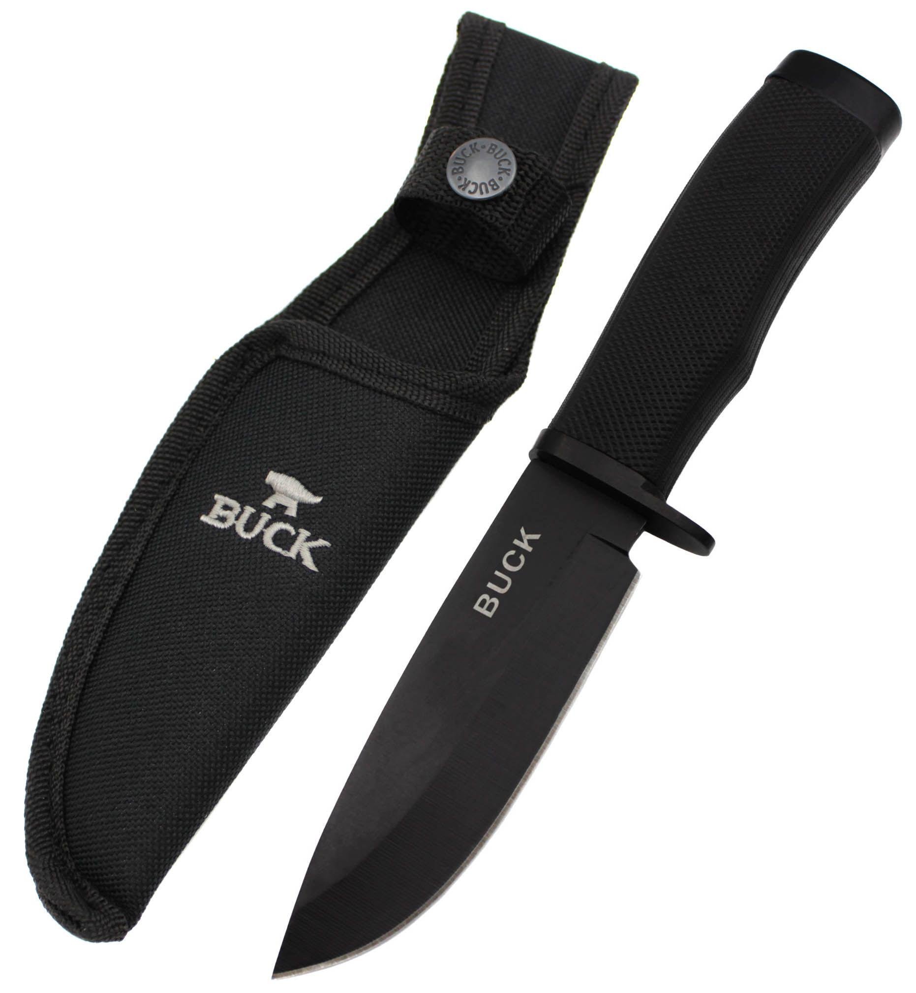 Нож для охоты Buck с черным лезвием (18986)