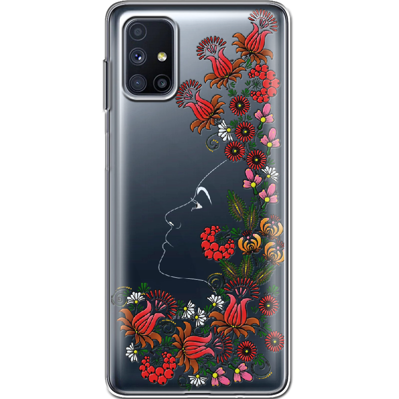 Чохол Boxface Samsung M515 Galaxy M51 3D Ukrainian Muse Прозорий силікон (40937-bk64-40937)