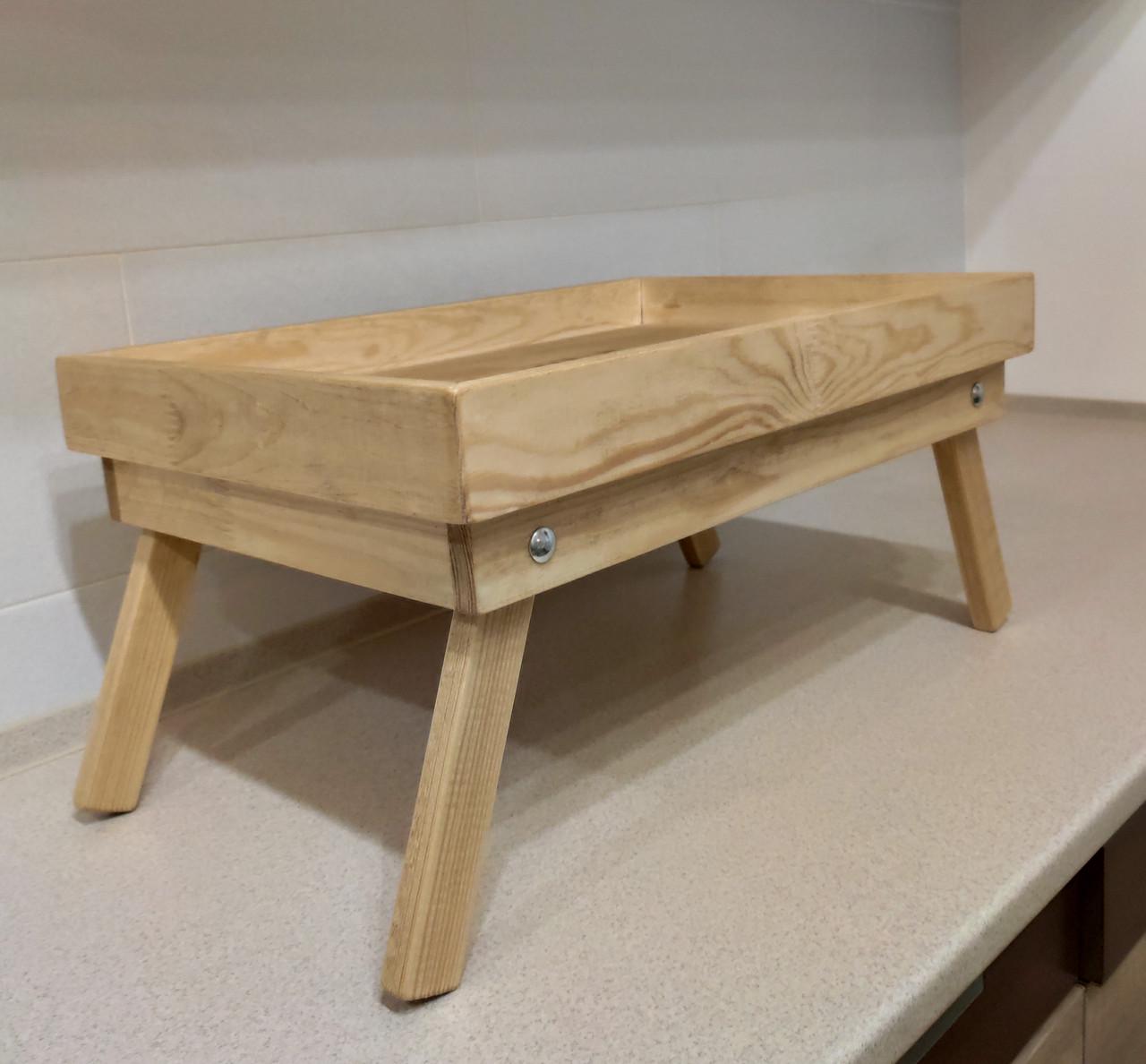 Столик-таця для сніданку в ліжко з дерева (2089249746) - фото 8