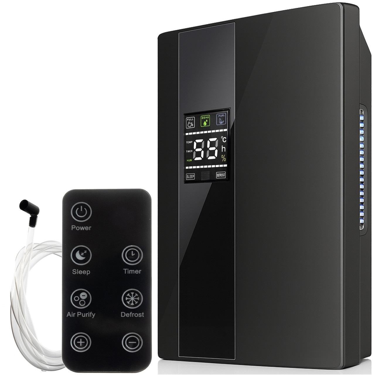 Осушитель-очиститель воздуха 2 л УФ-лампа/ЖК-дисплей/пульт/бесшумная работа/энергосбережение