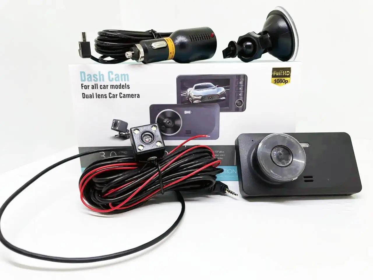 Відеореєстратор DVR Dash Cam T695 з 3-ма камерами (1707906879) - фото 4