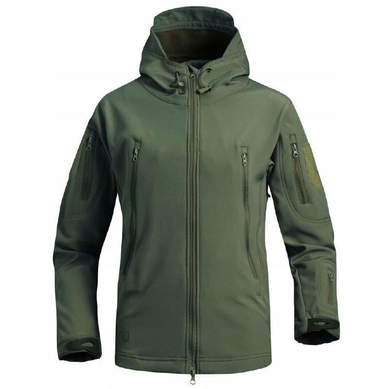 Куртка тактическая Softshell с флисовой подкладкой M Олива (1798154502)