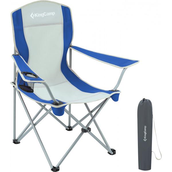 Стілець Kingcamp Arms Chairin Steel Grey/Blue (KC3818) - фото 2