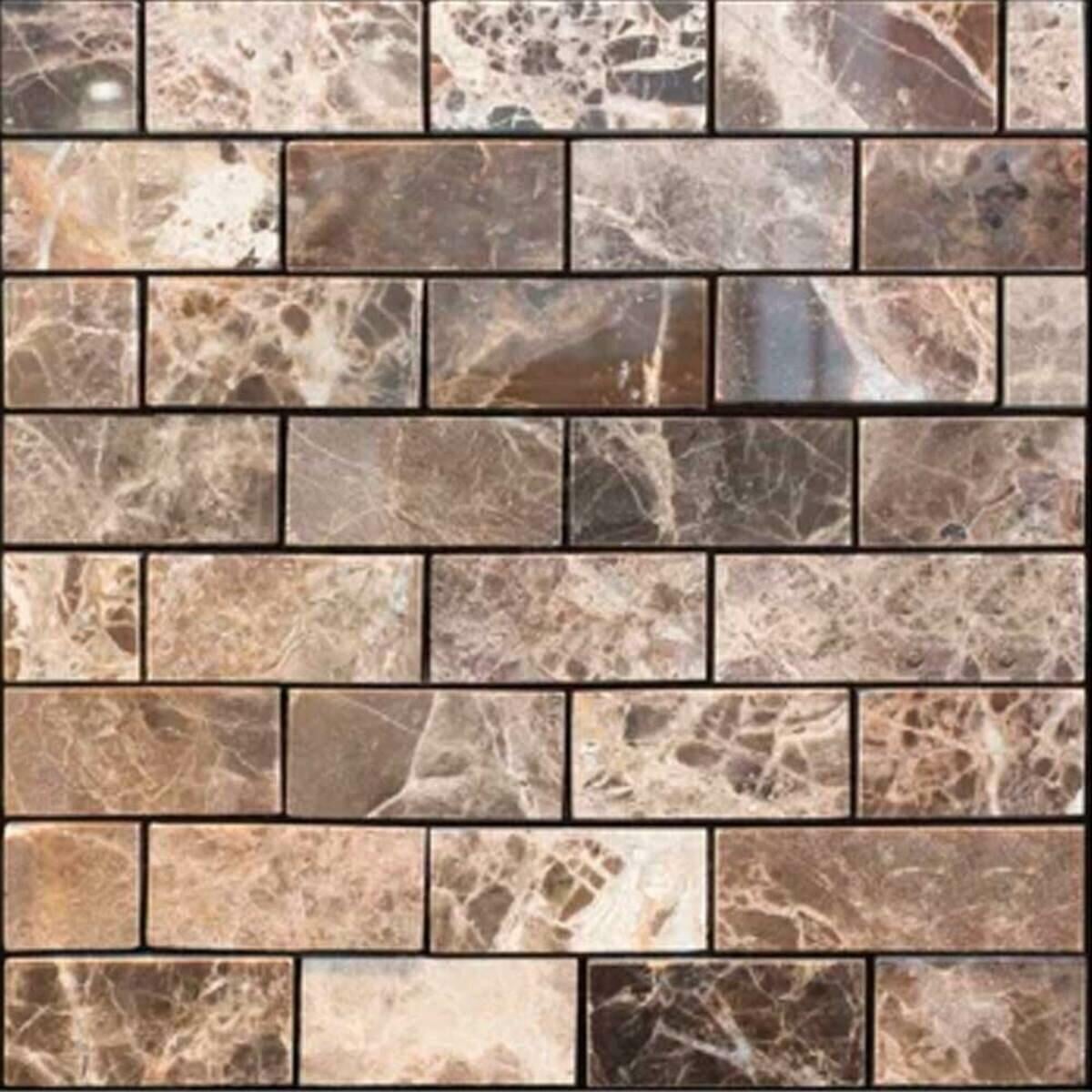 Плитка декоративная Sticker Wall SW-00000668 ПВХ самоклеящаяся 300х300х5 мм Коричневый (991942877)