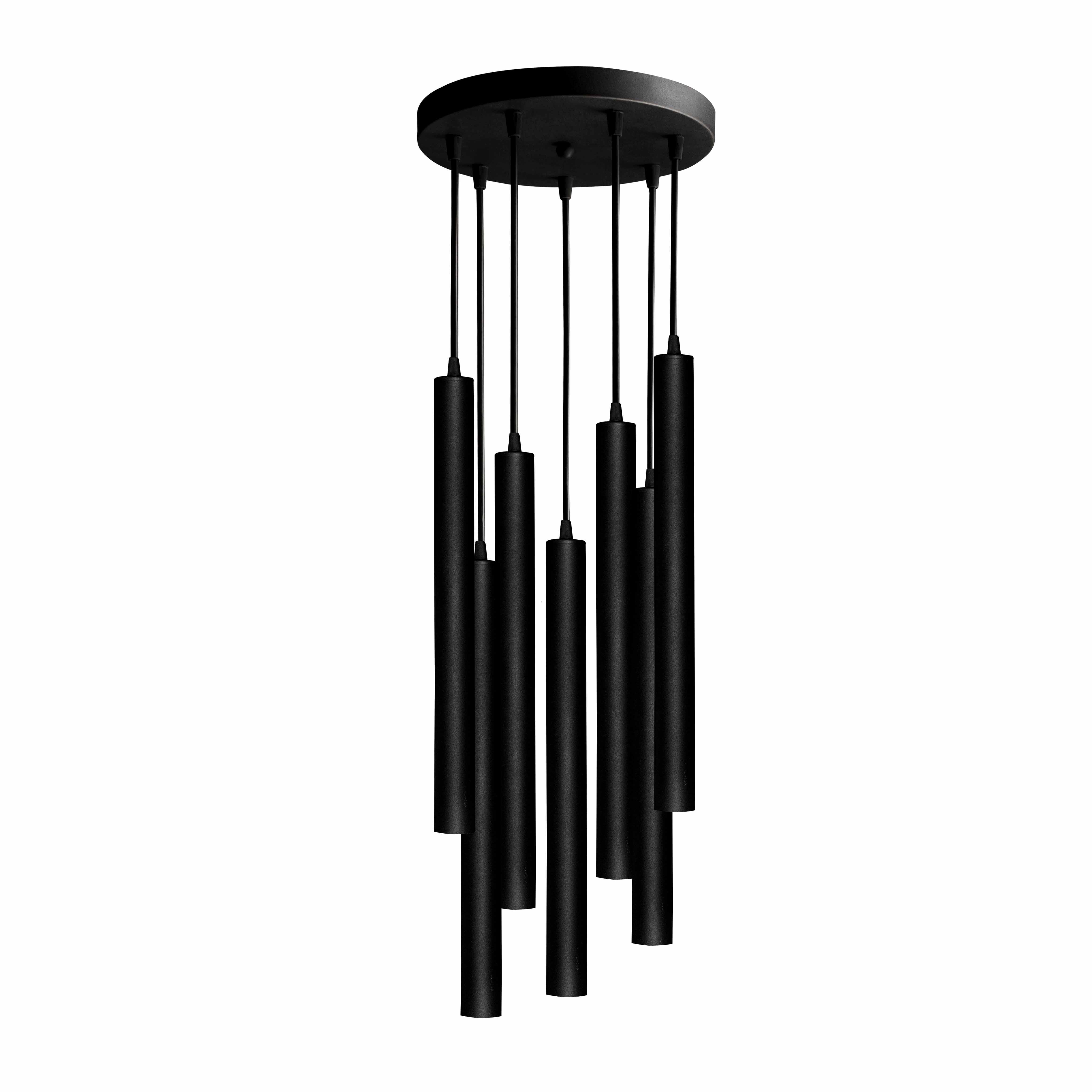 Светильник подвесной MSK ELECTRIC Elegant NL 4045-7R BK (87296)