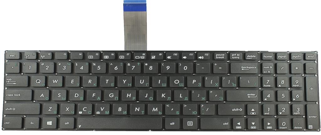 Клавиатура для ноутбука Asus X550/X550JX матовая (0KNB0-610ARU00)