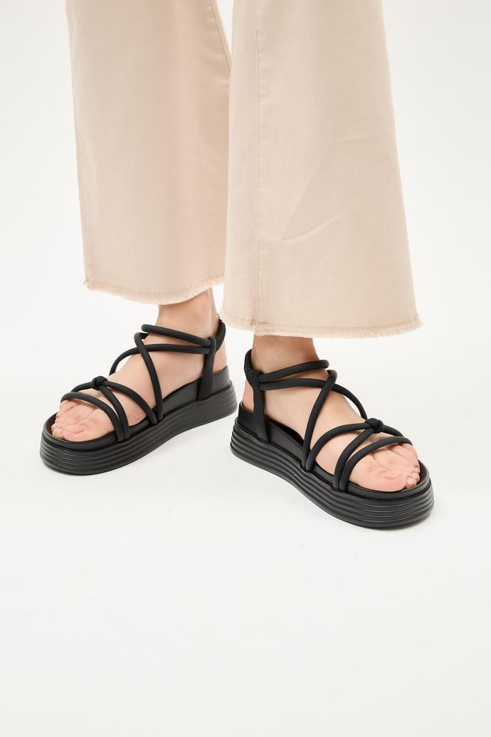 Босоніжки жіночі LONZA на платформі р. 37 Чорний (198751) - фото 2