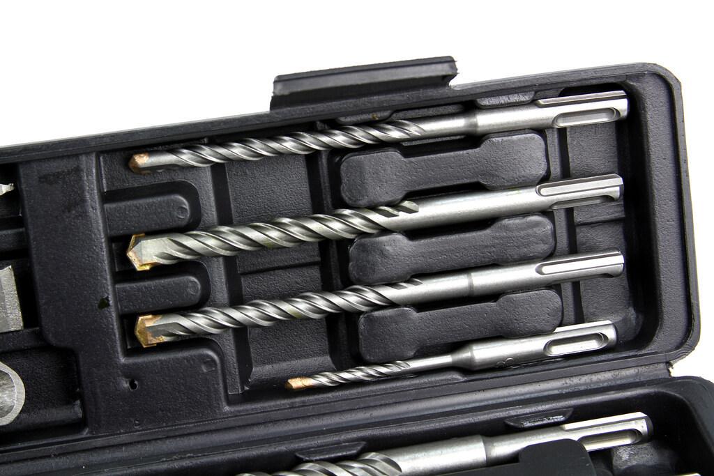 Комплект свердел і зубил MAR-POL M23585 S4 чьотиригранний 12 од. - фото 2 Комплект свердел і зубил MAR-POL M23585 S4 чьотиригранний 12 од. - фото 2