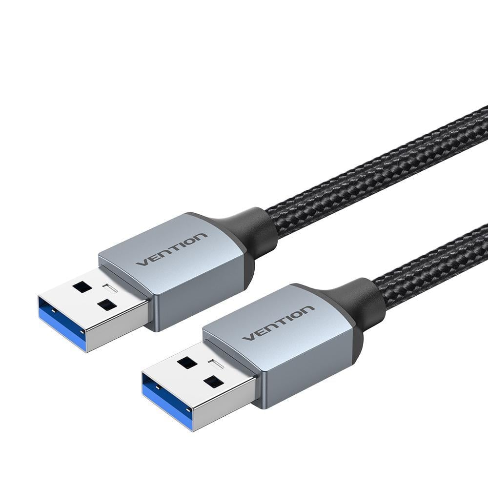 Кабель USB 3.0 Vention USB-A/USB-A 0,5 м Сірий (CTSHD)