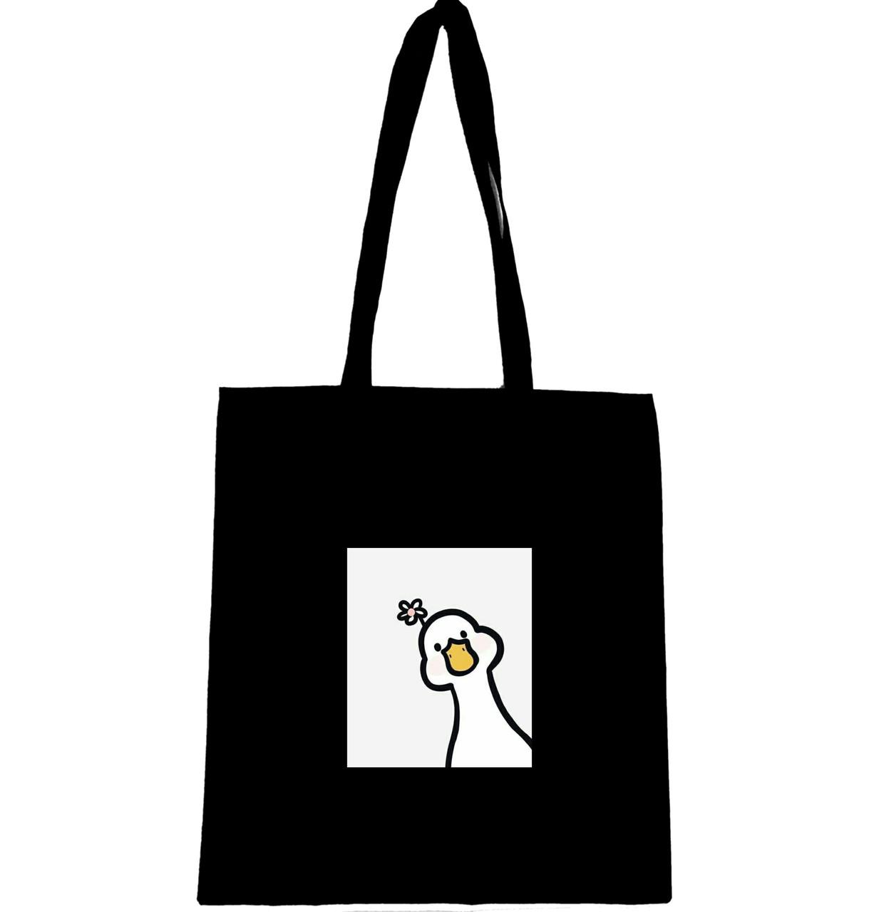 Эко-сумка с рисунком Гусь (790)