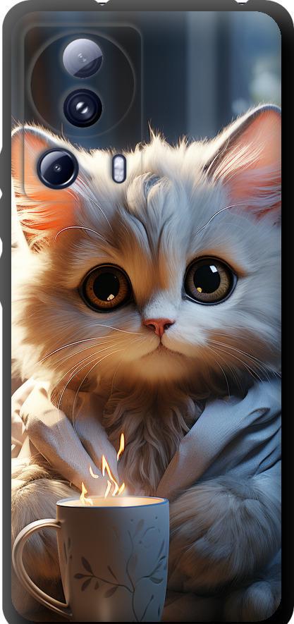 Чехол на Xiaomi 13 Lite White cat (5646b-3017-42517)