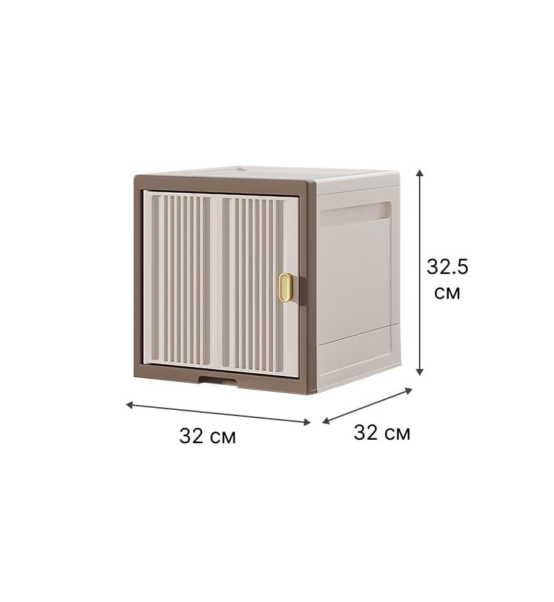 Органайзер для зберігання речей у шафу TidyQ пластиковий квадратний 32 л (T-HE060) - фото 10