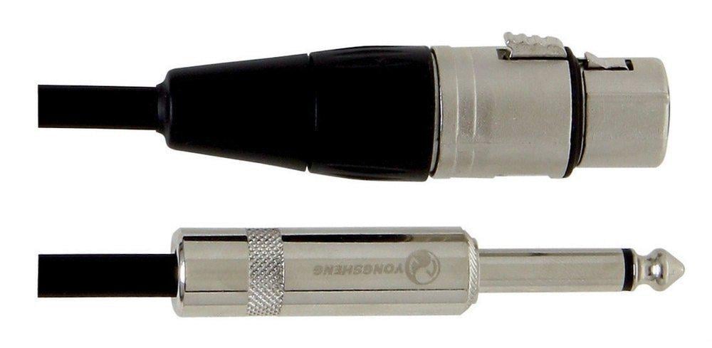 Кабель мікрофонний GEWA Pro Line XLR-f/Mono Jack 6,3 мм 6 м (G-190580)