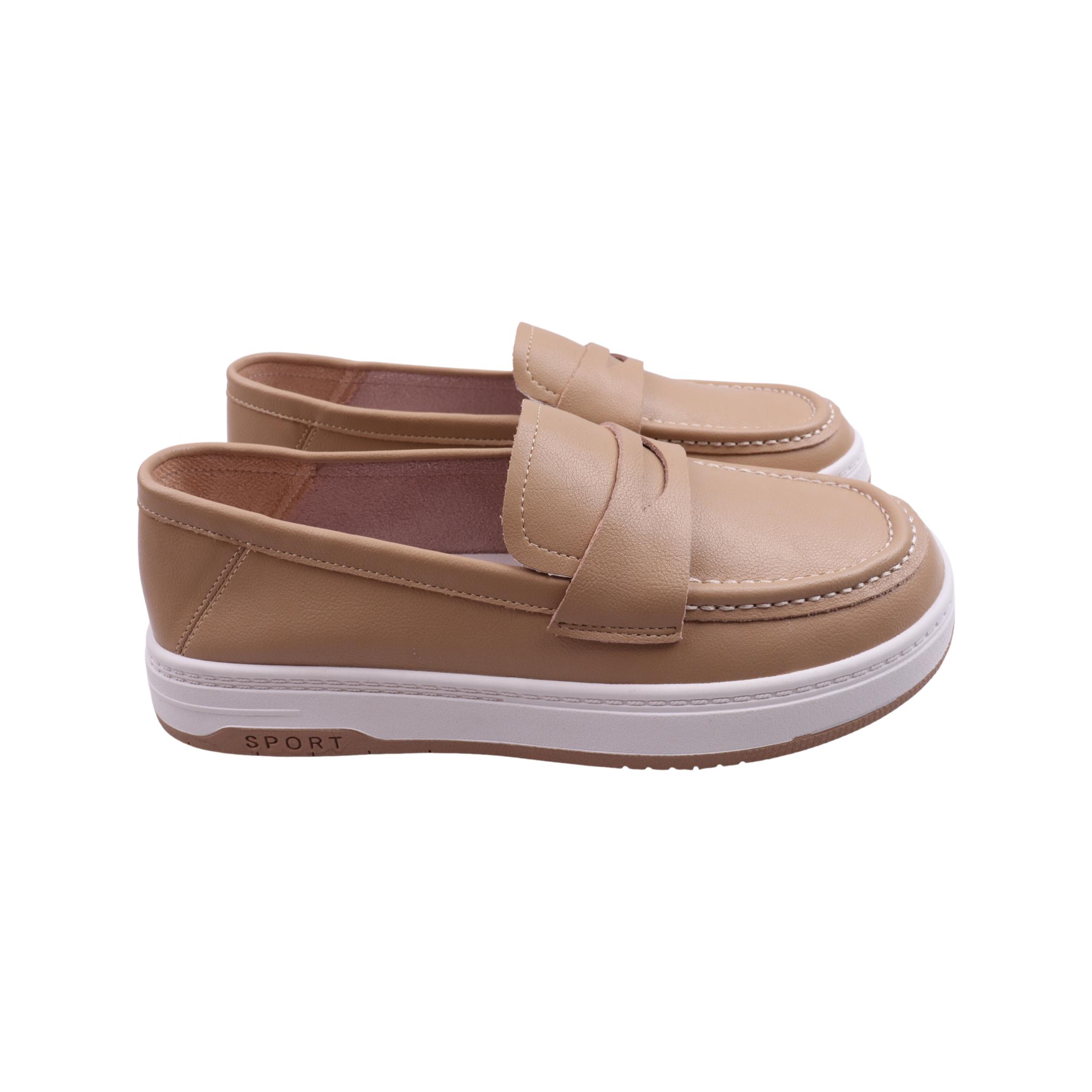 Туфли женские Gifanni из кожи р. 40 Бежевый (154-23DTC)