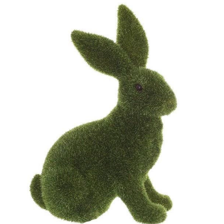 Фигурка пластиковая Кролик флок 24 см (42135)