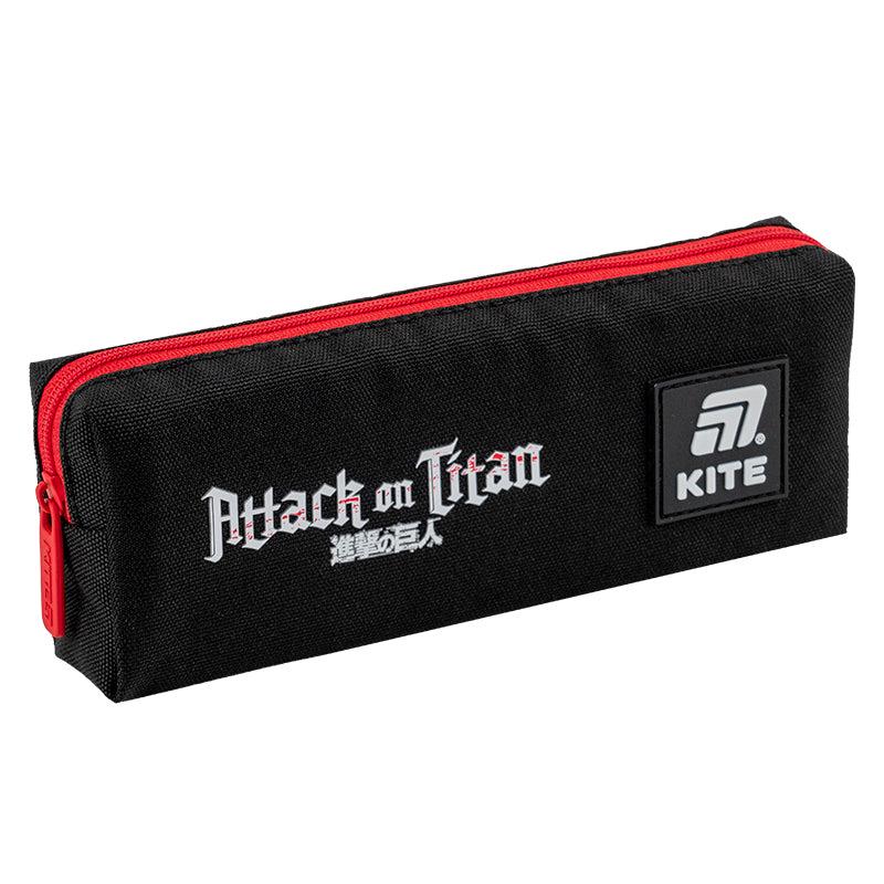 Пенал KITE Attack on Titan для мальчика Черный (AT25-642)