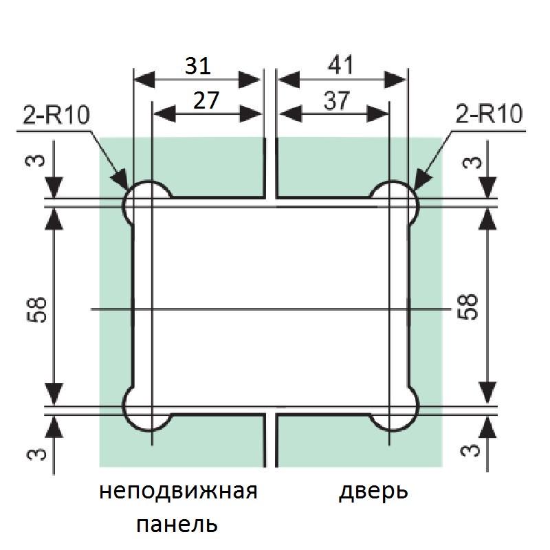 Петли для душевых кабин HaiDeLi HDL-302 из нержавеющей стали стекло-стекло 135° Черный (1329997297) - фото 2