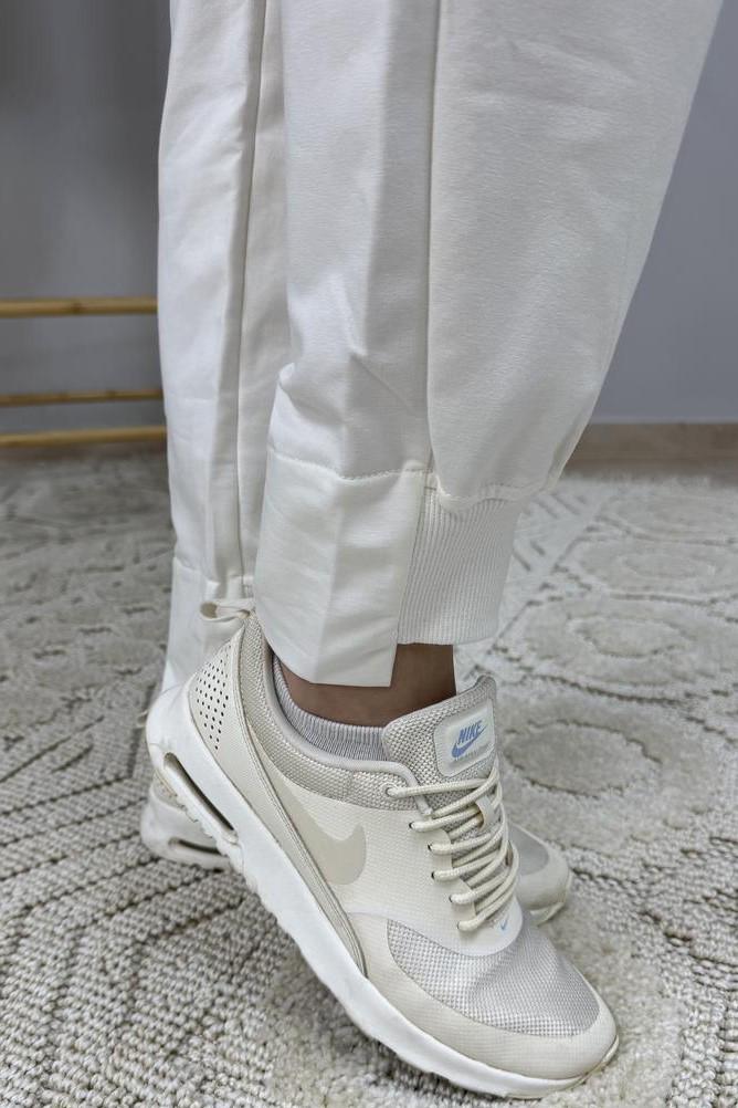 Костюм женский 2-х на замке М82.1 S Кремовый (918-1-60) - фото 6