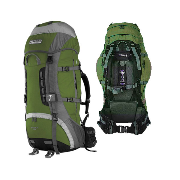 Рюкзак Terra Incognita Vertex 80 Green/Gray