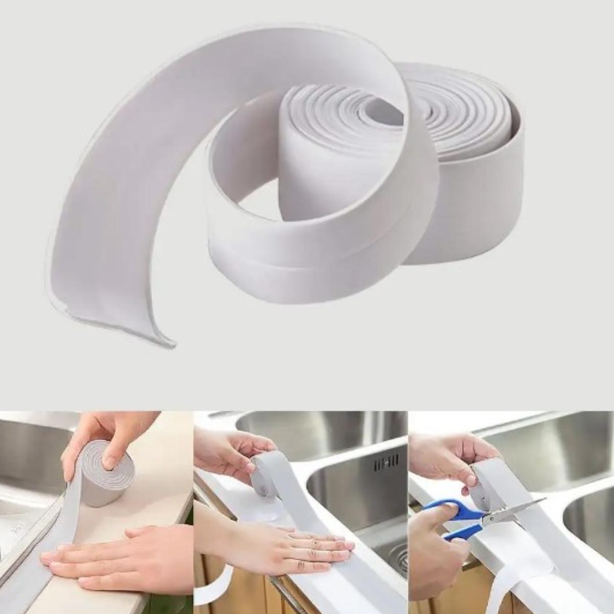 Самоклеящаяся бордюрная лента-изолятор Waterproof Tape 3,8 см х 3 м (00000037760) - фото 4