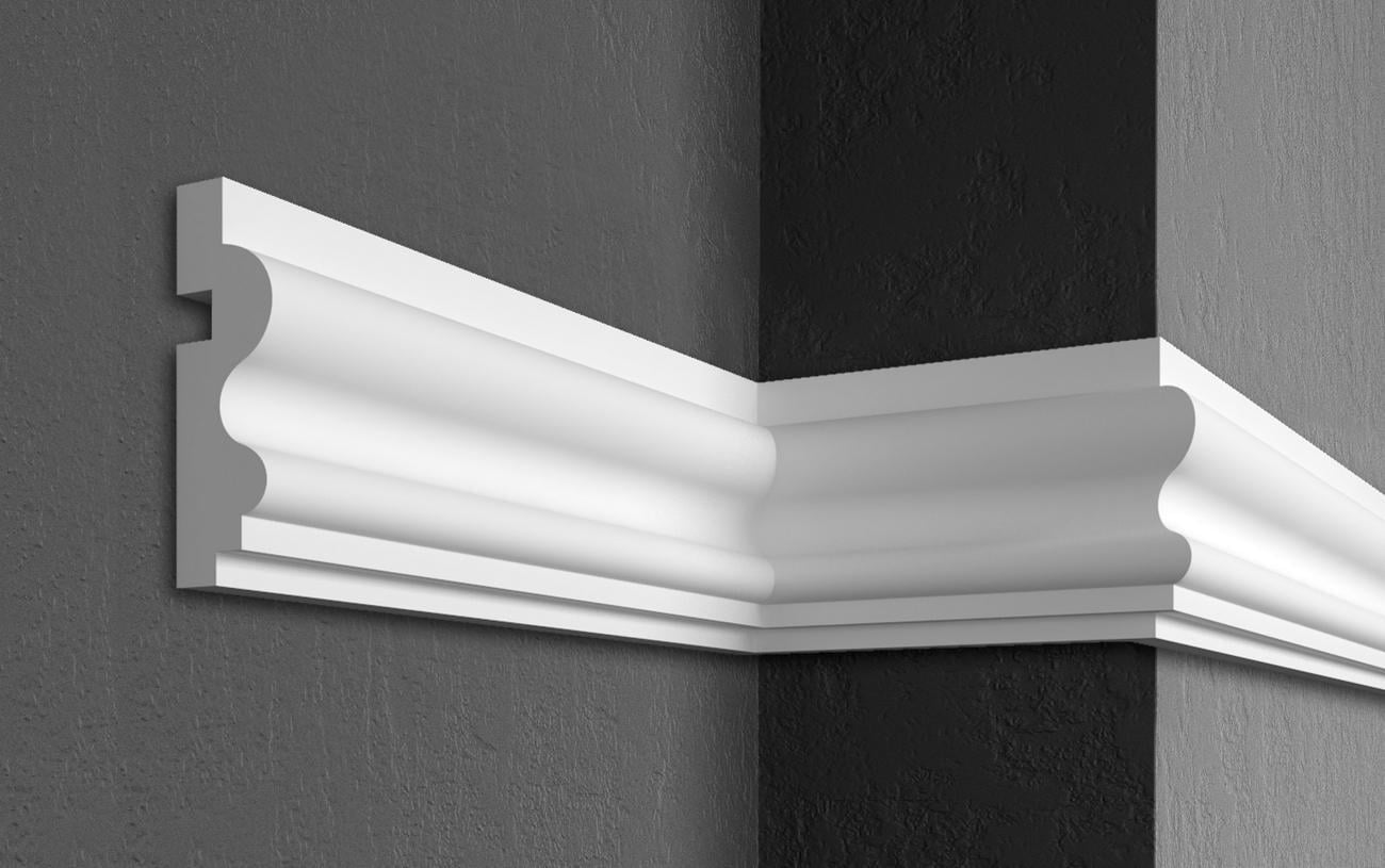 Карниз Prestige decor MC 106 без покрытия 90x25 мм 2000 мм (12370245)