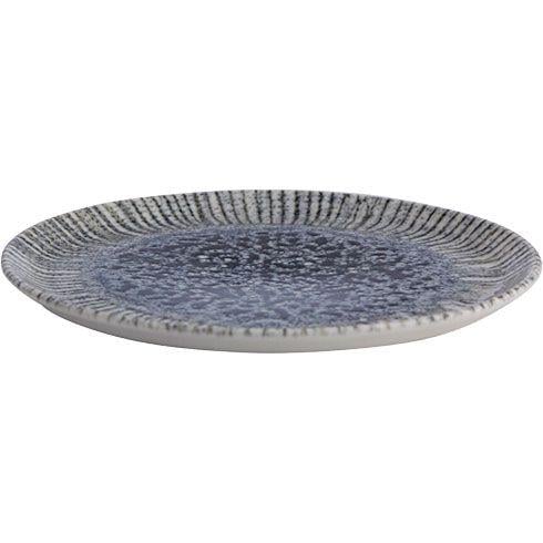 Тарілка обідня Porland Iris Blue 24 см Біло-синій (04ALM006098) - фото 2 Тарілка обідня Porland Iris Blue 24 см Біло-синій (04ALM006098) - фото 2