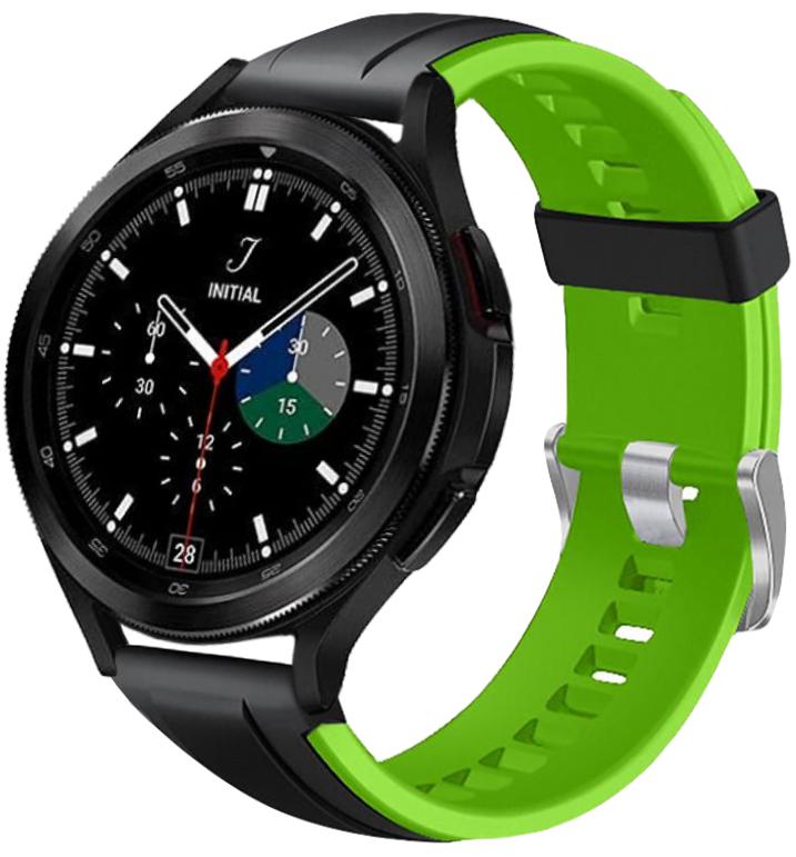 Ремешок Coholl для Samsung Galaxy Watch 4 Classic 46 мм Black Green (22834-4A)