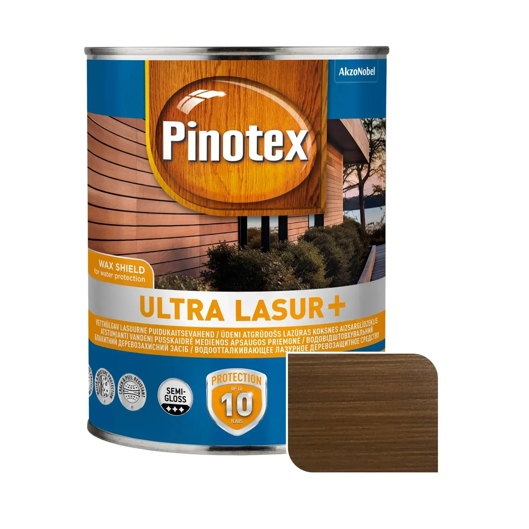 Пропитка древесины OP Pinotex ULTRA LASUR+ Орех 1 л (5975598)