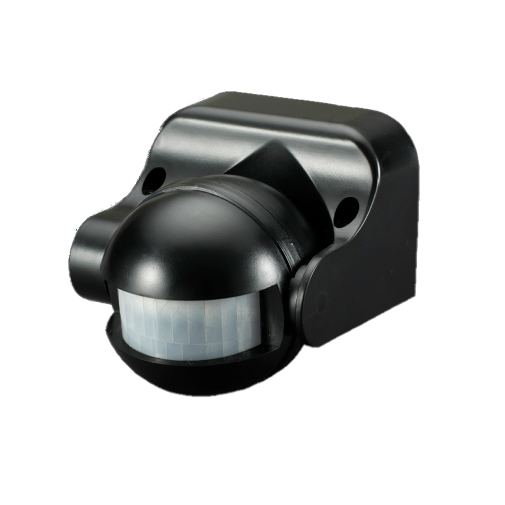 Датчик движения Velmax V-IМS-09 AC220-240V угол 180° ST09 IР44 Черный (22440397)