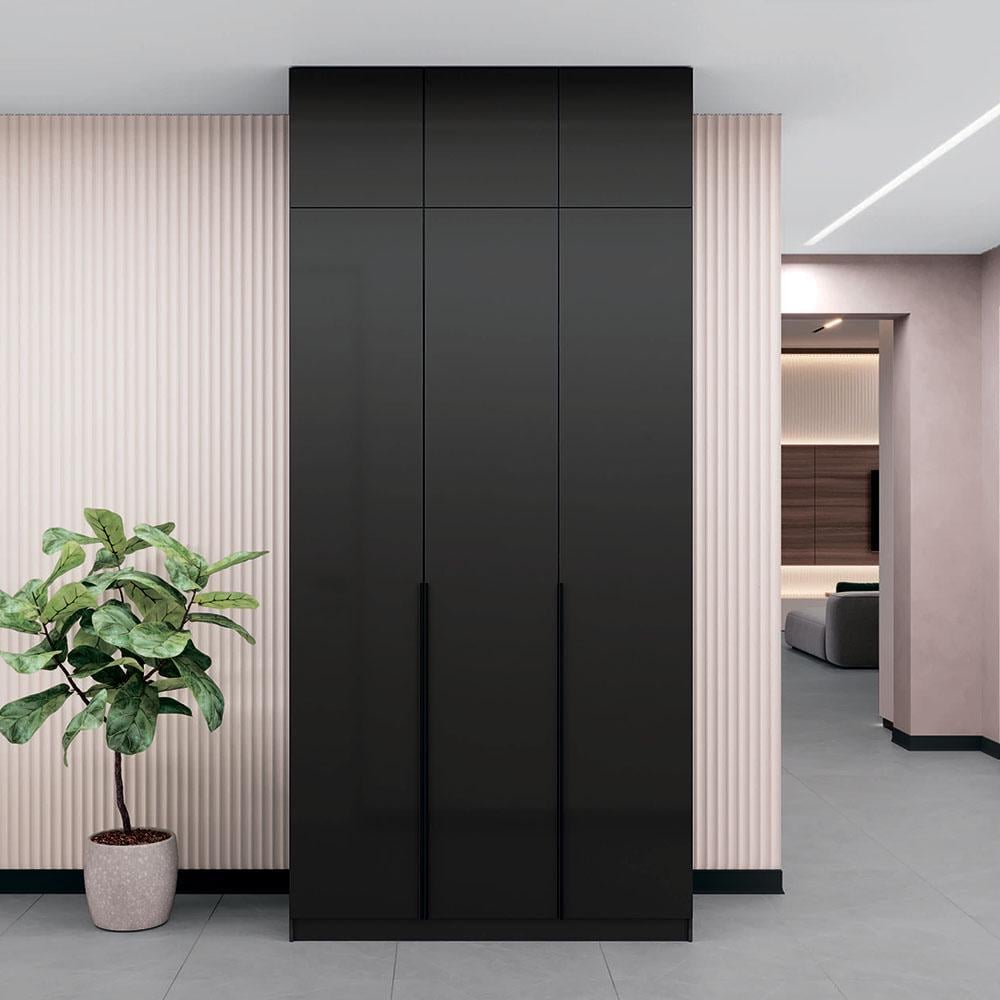 Шкаф распашной Elegant 3D MDF PEARL 1600x2100x450 мм Графит (000-000-1451) Шкаф распашной Elegant 3D MDF PEARL 1600x2100x450 мм Графит (000-000-1451)
