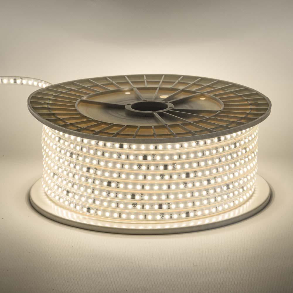 Светодиодная линейка герметичная AVT 220V SMD2835 120LED/м 9 Вт/м IP65 11х5,5 мм 1 м Белый нейтральный (27768653)