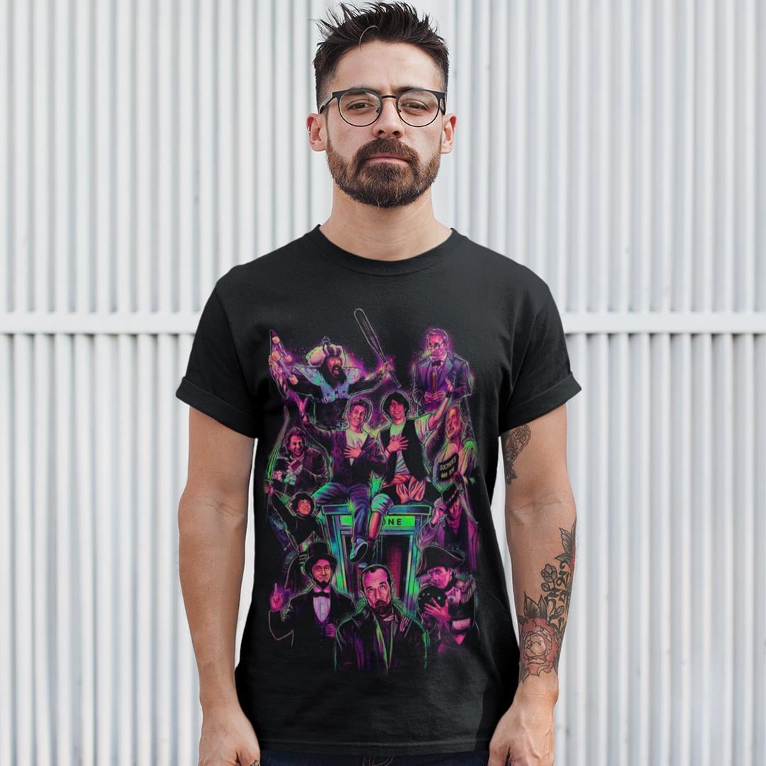 Футболка унісекс Bill And Teds Excellent Adventure Keanu Reeves 3XL Чорний (00000006401)
