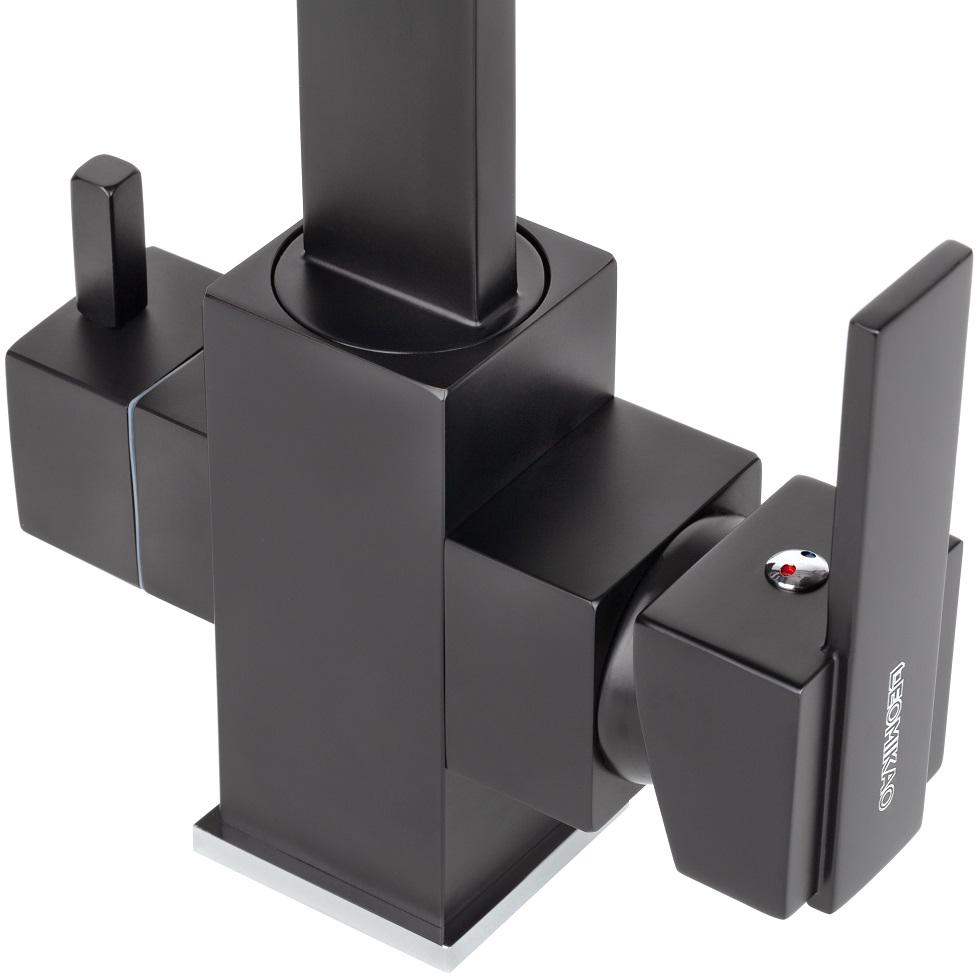 Кухонний змішувач Leomikao Kioto Black mat (6712196) - фото 6