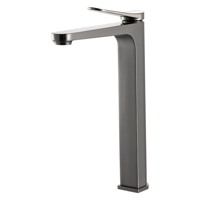 Смеситель для умывальника высокий Gappo G1010-29 Графит (1055619)