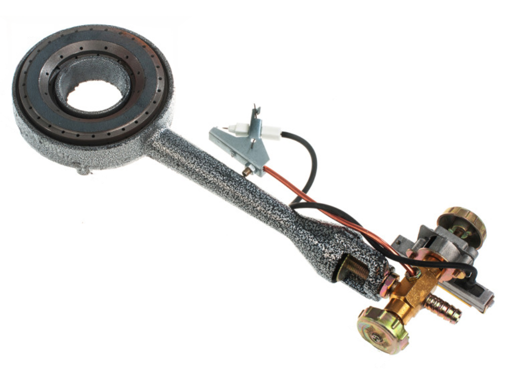 Газовая форсунка OZKAN 12 кВт с пьезоподжигом для баллона Серебристо-черный (12037js) Газовая форсунка OZKAN 12 кВт с пьезоподжигом для баллона Серебристо-черный (12037js)