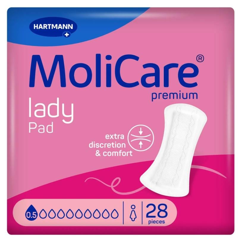 Прокладки урологические MoliCare Premium lady pad 0,5 капли 28 шт.