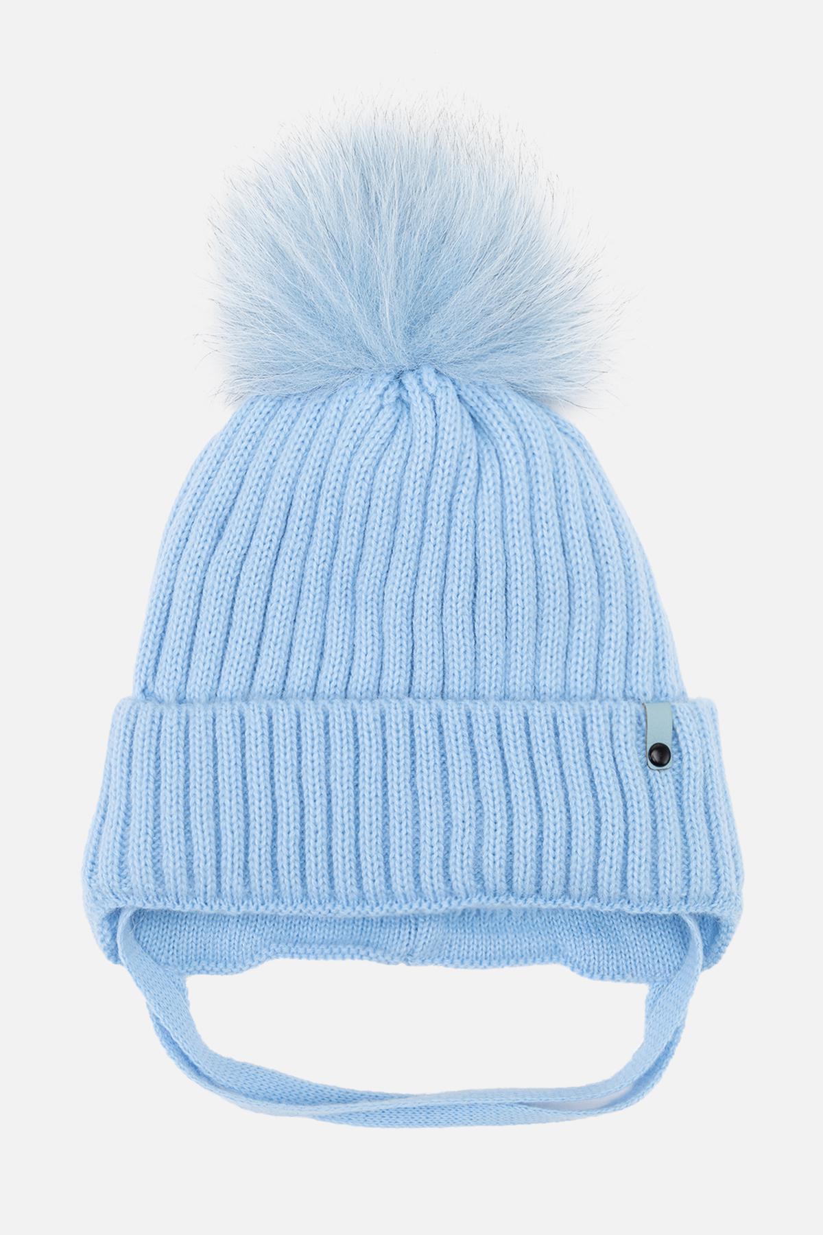 Шапка для мальчика 42-44 см Голубой (ЦБ-00263344)