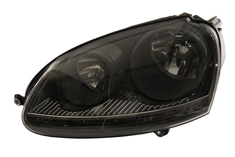 Фара передняя левая Volkswagen Golf V 2003-2004 H7/H7 серая рамка (441-1171L-LDEM6)